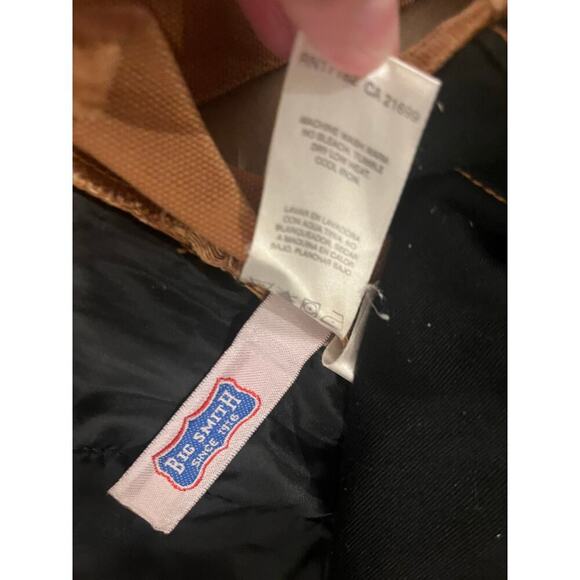 Big Smith Overalls Mens XL 42-44 Brown Work Bibs Mechanic Farming Chore Barn - Picture 11 of 11